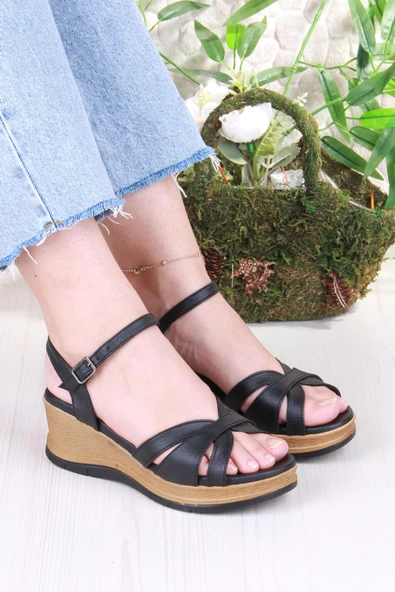 Fort 02 Ceyn Anatomik Rahat Hafif Dolgu Topuk Kadın Sandalet ürün görseli