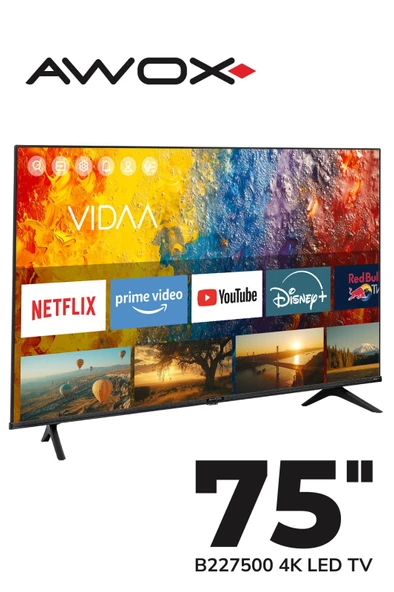 B227500 75" 189 Ekran Uydu Alıcılı 4K Ultra HD Smart VİDAA LED TV - Resim 3