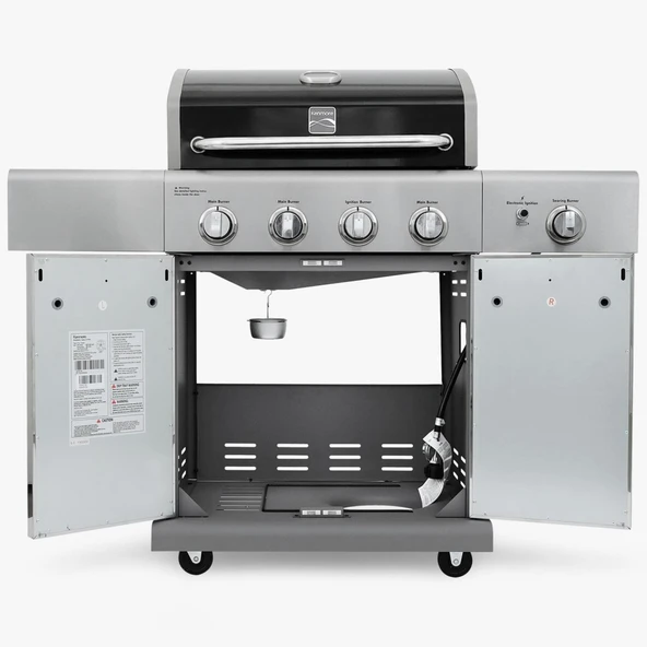 Kenmore PG-40409S0LB Gazlı 4 Ocaklı Barbekü - İnox - 3