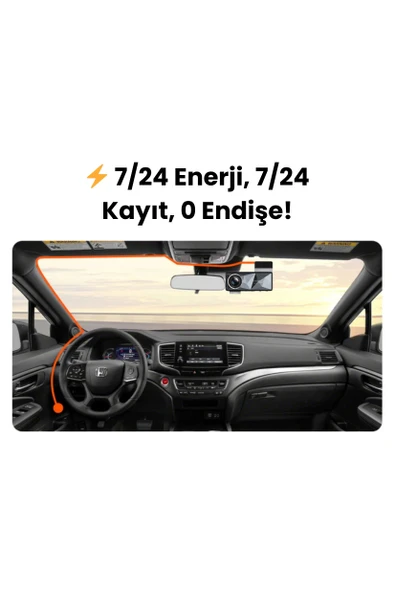 Mieco A7 ve A11 Uyumlu Park Modu Akü Bağlantı Kablosu /Hardware Kit (Type-c) - Resim 6