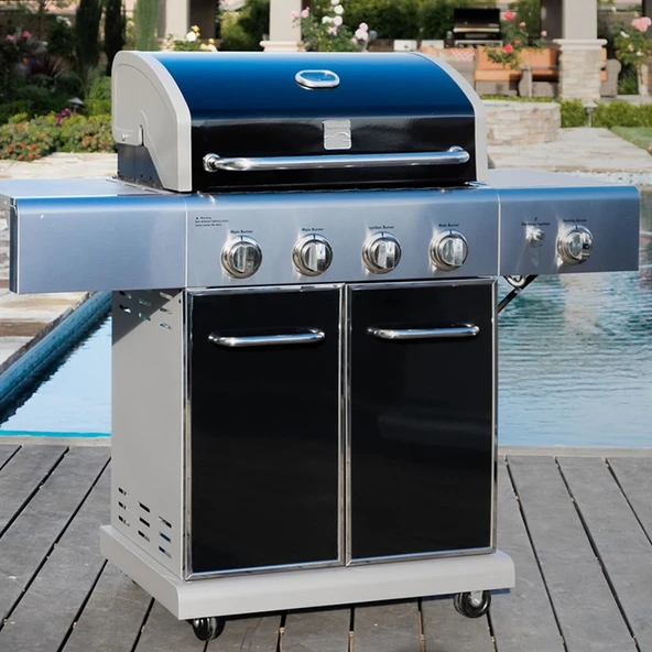 Kenmore PG-40409S0LB Gazlı 4 Ocaklı Barbekü - İnox - 8