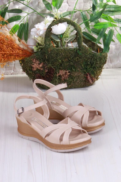 Fort 02 Ceyn Anatomik Rahat Hafif Dolgu Topuk Kadın Sandalet - Resim 10