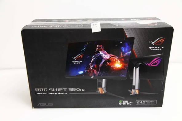 Asus ROG SWIFT PG259QN 24.5 1ms 360Hz FHD IPS G-Sync Uyumlu Gaming Monitor-OUTLET-TESHIR -3 yıl Garanti