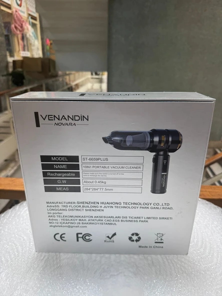 16000pa Güçlü Portatif Vakumlu Kablosuz Üflemeli Mini Araç Süpürgesi - 3