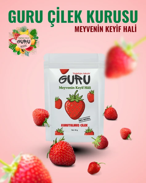 Guru 4 Al 3 Öde Çilek Kurusu Seti Meyve Kurusu - 2