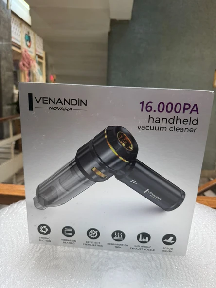 16000pa Güçlü Portatif Vakumlu Kablosuz Üflemeli Mini Araç Süpürgesi - 2