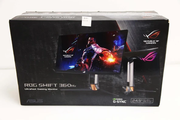 Asus ROG SWIFT PG259QN 24.5 1ms 360Hz FHD IPS G-Sync Uyumlu Gaming Monitor-OUTLET-TESHIR -3 yıl Garanti