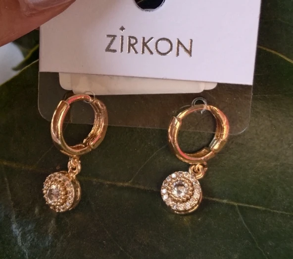 Monalisa Home Gold Renk Lüks Gösterişli  Figürlü Küpe ürün görseli 1