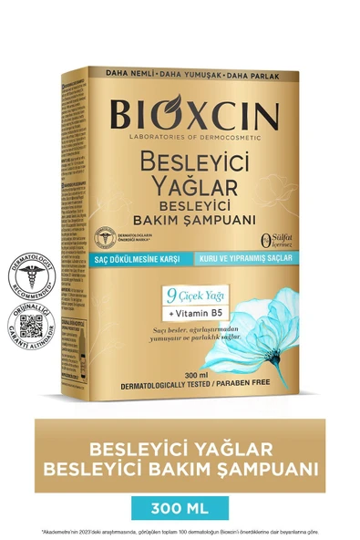 Bioxcin Besleyici Yağlar Şampuan 300 ml - Resim 2