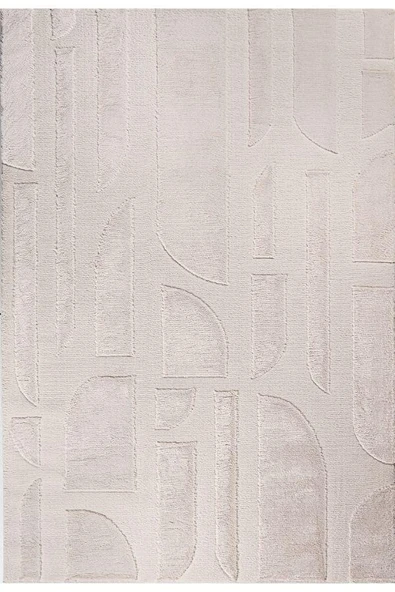 Pastel Halı Cozy C3933A Krem Serisi Salon Oturma Yatak Odası Halısı ürün görseli 1