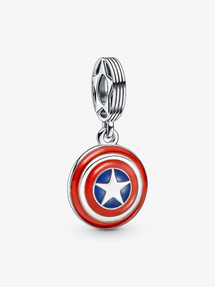 Pandora Marvel The Avengers Captain America Shield Sallantılı Charm ürün görseli
