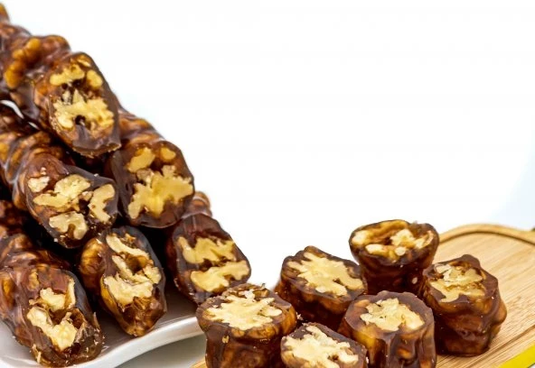 Dadak Lokum ve Kuruyemiş Dadak Sade Cevizli Sucuk 5Kg - Resim 2