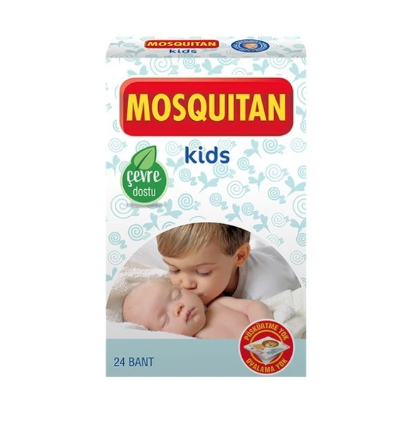 Mosquitan Kids Çocuk Haşere Karşıtı Bant 24'lü ürün görseli