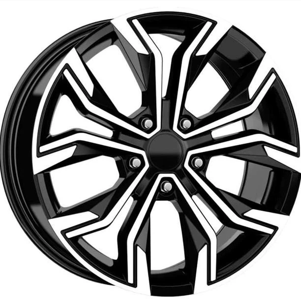 EMR-W7618-02 6.5.x16" -5x114.3 ET35 73.1 Deep Black Diamond Gloss Jant (4 Adet) ürün görseli