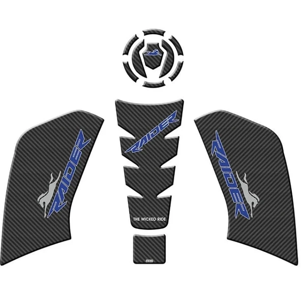 TVS RAIDER 125 2023-2024 UYUMLU TANK PAD SET ürün görseli 1