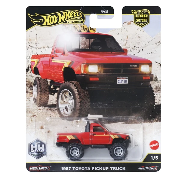 Hot Wheels Premium Car Culture Off Road -1987 Toyota Pickup Truck- / FPY86- JBK73 ürün görseli