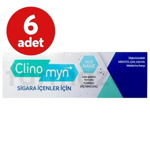 Clinomyn Diş Macun 75Ml Smokers X6 ADET