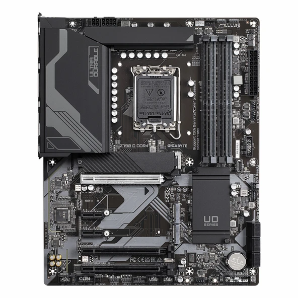 Gigabyte Z790 D DDR4 (5333MHz)OC M.2 HDMI/USB-C PCIe 5.0 1700P ATX Anakart - 2