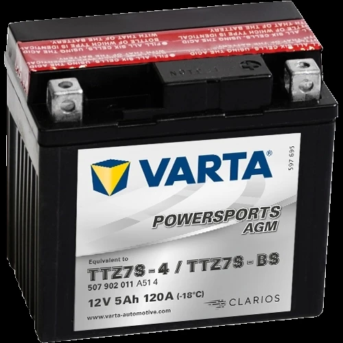 VARTA 12-5 KISA TTZ7S-BS 12V5Ah 120A AKÜ ürün görseli