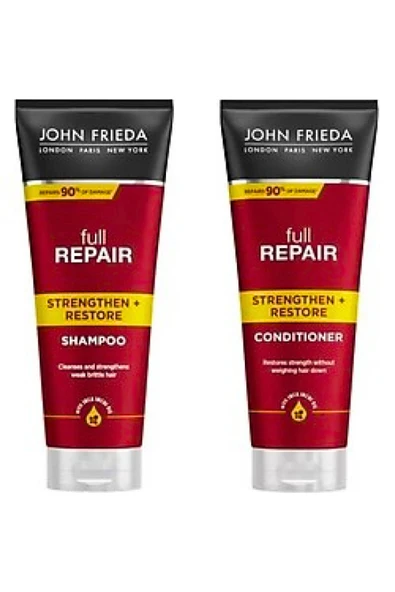 John Frieda Full Repair Onarıcı Saç Şampuanı + Saç Kremi 2 li AVantaj Seti