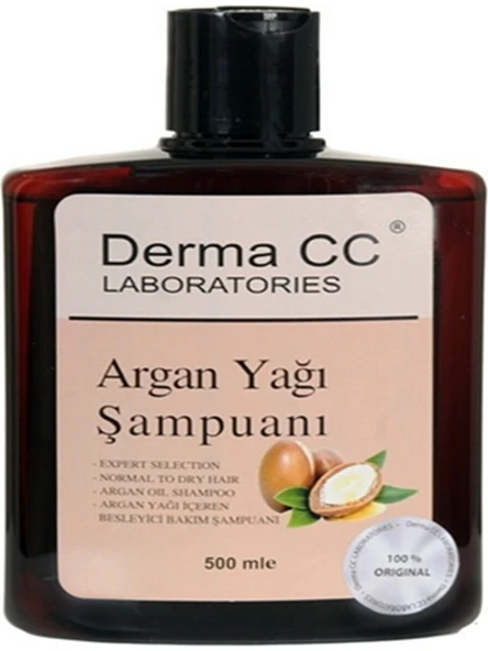 Derma Cc Laboratories Argan Oil Shampoo - Argan Yağı Şampuanı 500 Ml
