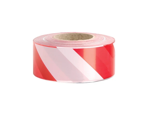 Yer İşaretleme Bandı Kırmızı-Beyaz 50x30 mt ürün görseli