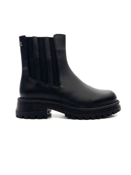 Venüs 2554651K Kadın Hakiki Deri Fermuarlı Chelsea Bot