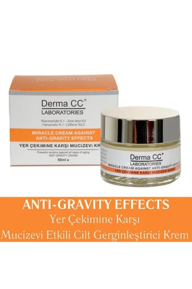Derma CC LABORATORIES Yer Çekimine Karşı Mucizevi Krem 50 ml - Resim 5