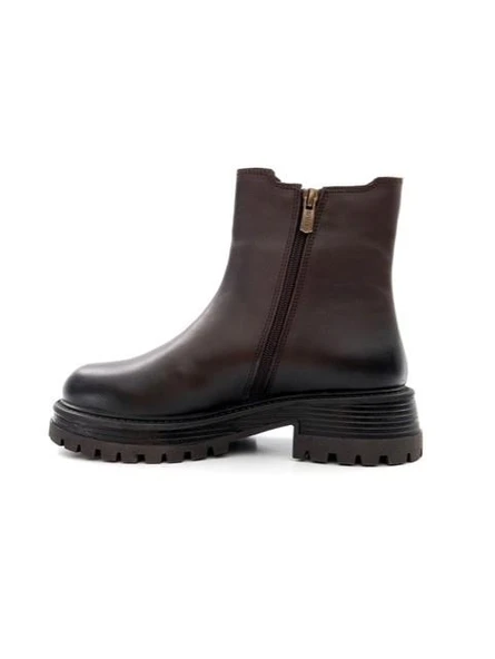 Venüs 2554651K Kadın Hakiki Deri Fermuarlı Chelsea Bot - 9