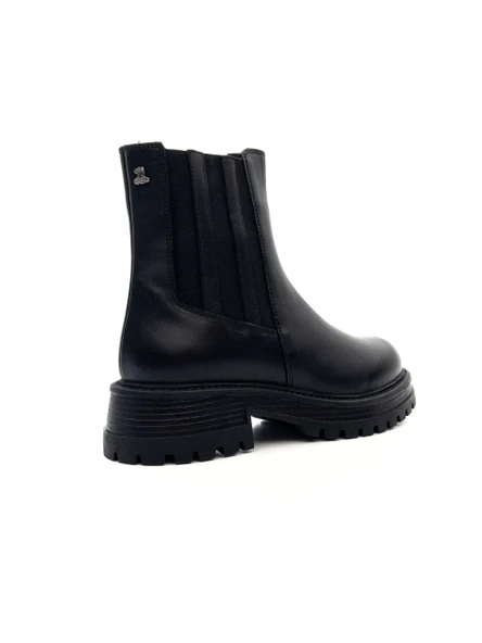 Venüs 2554651K Kadın Hakiki Deri Fermuarlı Chelsea Bot - 3