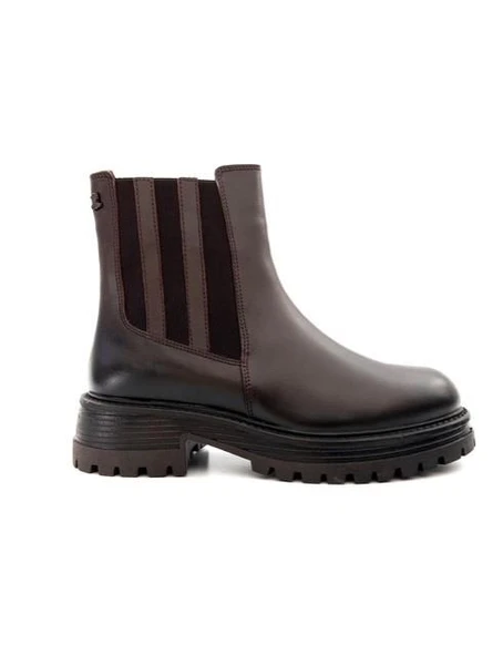 Venüs 2554651K Kadın Hakiki Deri Fermuarlı Chelsea Bot - 6