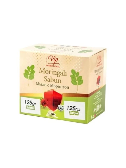 VİP INTERNATİONAL MORİNGALI DOĞAL BİTKİSEL SABUN – NEMLENDİRİCİ & BESLEYİCİ – EL, YÜZ VE VÜCUT İÇİN
