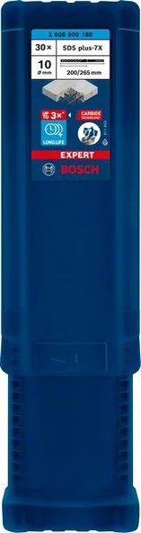 EXPERT SDS Plus-7X K-Delici Ucu 10*265 mm 30'Lu - 1