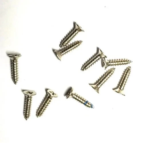 Klips, Menteşe, Ayak, Ağaç, Sunta Vidası 2,2x9,5mm - Nikel 100 Adet - 1