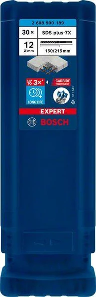 EXPERT SDS Plus-7X K-Delici Ucu 12*215 mm 30'Lu - 1