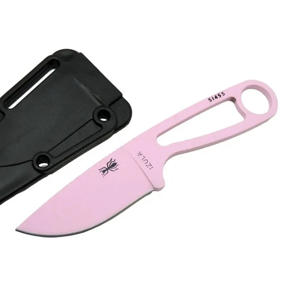 İzula Esee 51455pnk Pembe Kamp Bıçağı 16 Cm - Komple Metal, Plastik Kılıflı ürün görseli 1