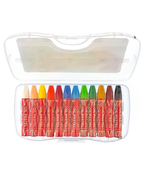 Vincent Yağlı Pastel Boya 12li Set - Resim 2