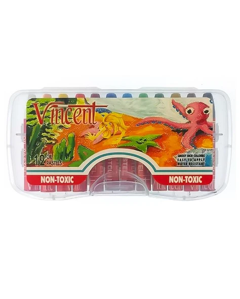 Vincent Yağlı Pastel Boya 12li Set ürün görseli