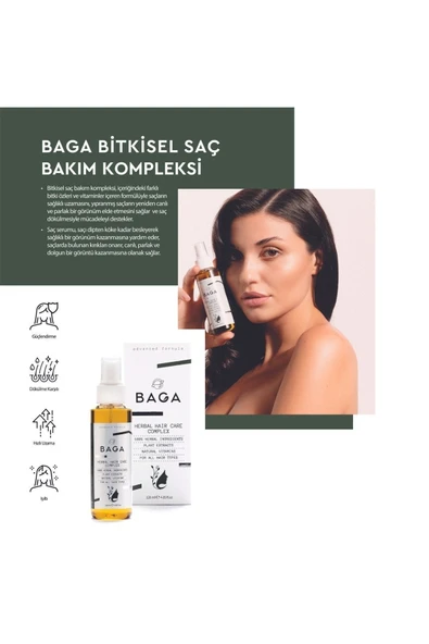 Baga Bitkisel Saç Bakım Kompleksi - Resim 3