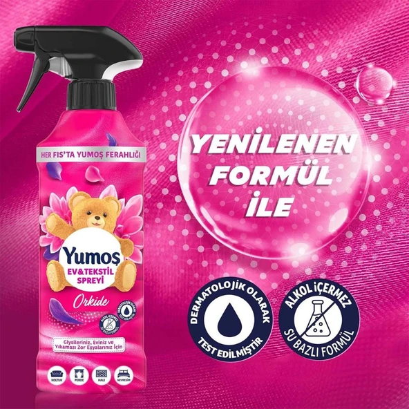 Ev veTekstil Spreyi Orkide Yıkanması Zor Eşyalar İçin 450 ml - 4