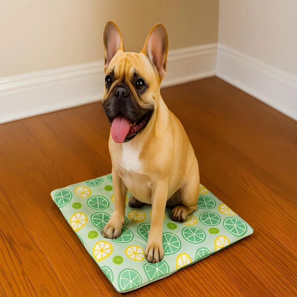 Pawise Çiçek Desenli Köpek Serinletici Soğutucu Mat M 50x40Cm - 3