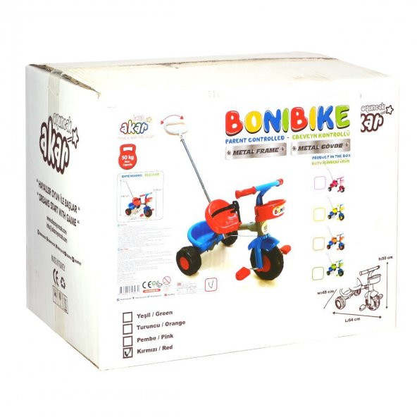 Boni Bike Kontrollü Pedallı Bisiklet 93-871/93-928/93-970/94-021/94-076