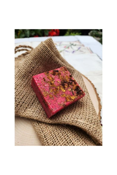 Gül Sabunu El Yapımı %100 Organik Doğal Sabun 125 Gram ürün görseli
