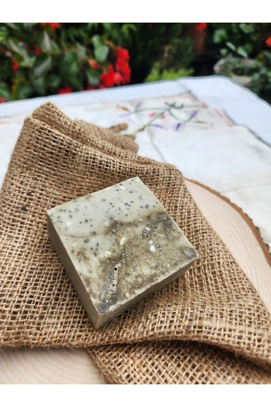 Kil Sabunu El Yapımı %100 Organik Doğal Sabun 125 Gram - Resim 3