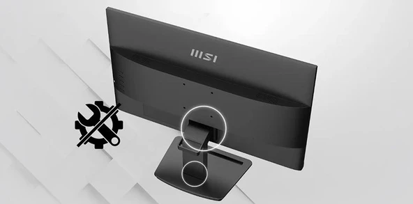 MSI 23.8" PRO MP2412 1920x1080 (FHD) FLAT VA 100HZ ANTI-GLARE MONITOR - Resim 8