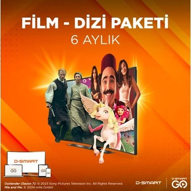 D-SMART GO FİLM-DİZİ PAKETİ 6 AYLIK