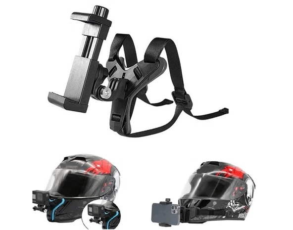 KASK TELEFON TUTUCU ALT ÇENE BAĞLATILI MODEL ürün görseli 1