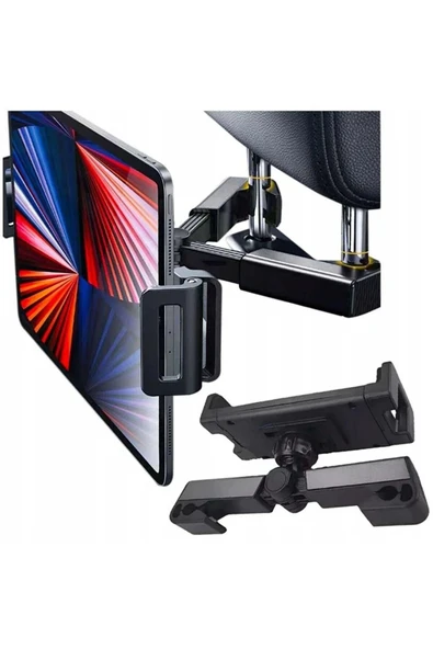 Araba Koltuk Arkası Tablet Telefon Tutucu Araç İçi Tablet Telefon Tutacağı Telefon Araç İçi Tutacak - 7