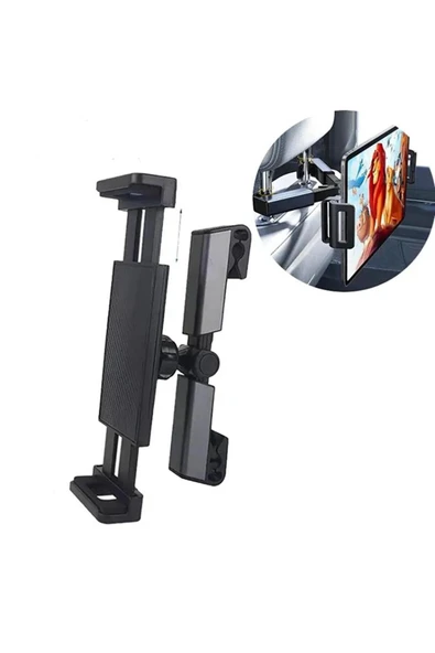 Araba Koltuk Arkası Tablet Telefon Tutucu Araç  İçi Tablet Telefon Tutacağı Telefon Araç İçi Tutacak - 5