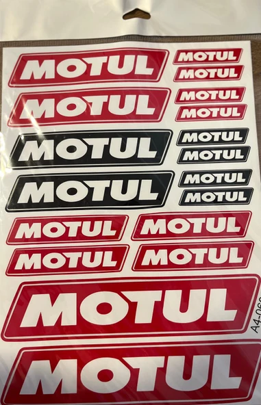 A4 Motosiklet Stickerları – Kendinden Yapışkanlı Dekoratif Etiket Seti - 2